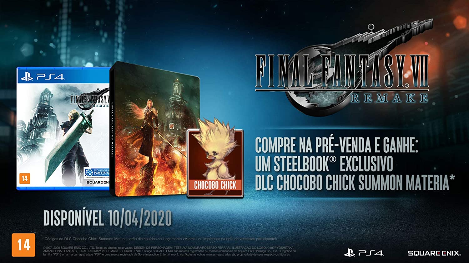 Final Fantasy VII Remake Steelbook